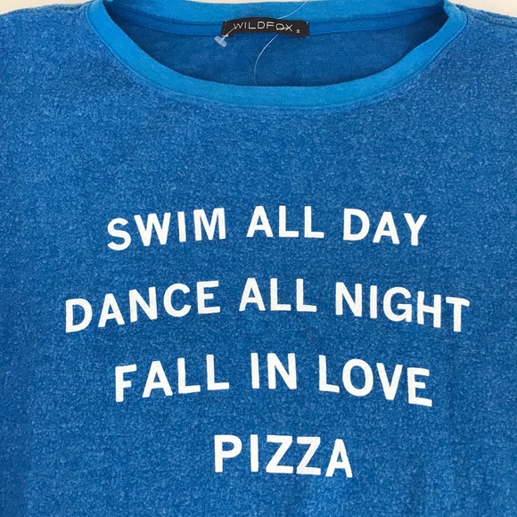 Wildfox swim all day sweatershirt! New - Picture 2 of 3